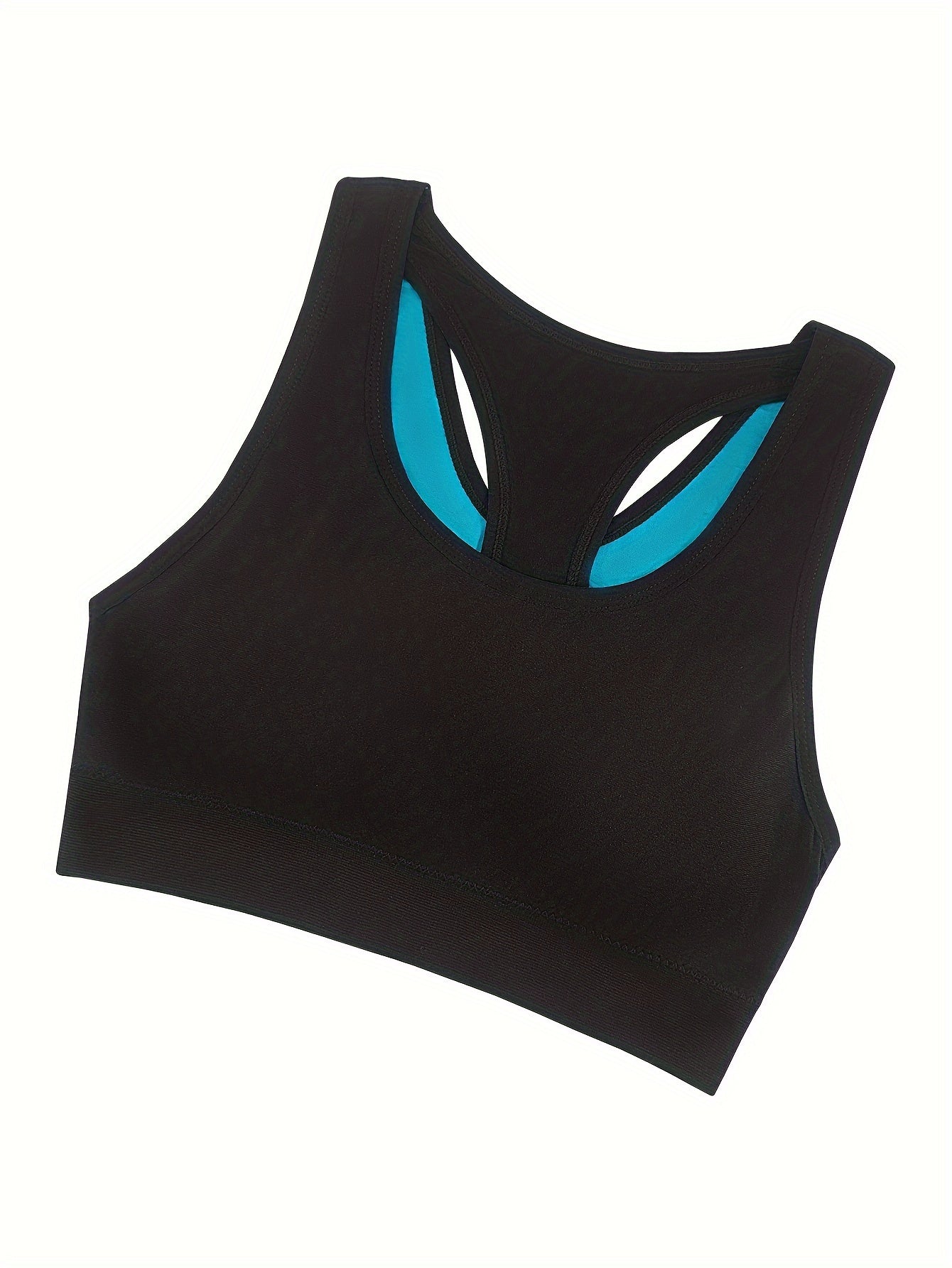 Wireless Racerback Sports Bra - Comfy & Shockproof Push-Up Design