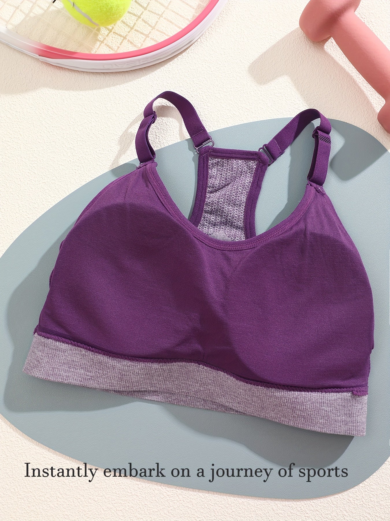 Wireless Sports Bra - Comfy & Breathable for Running