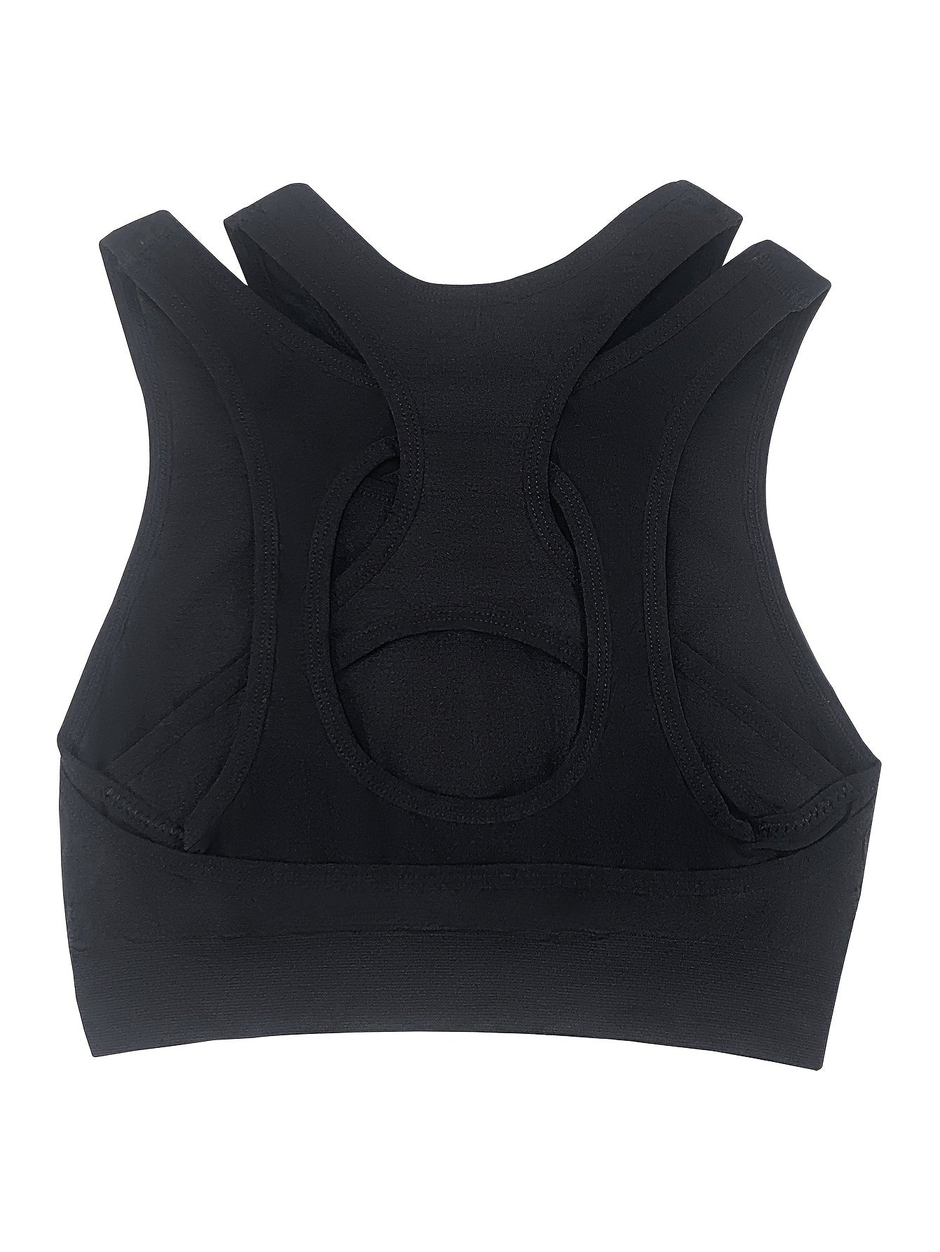 Simple Seamless Sports Bra - Comfy & Breathable Shockproof Design