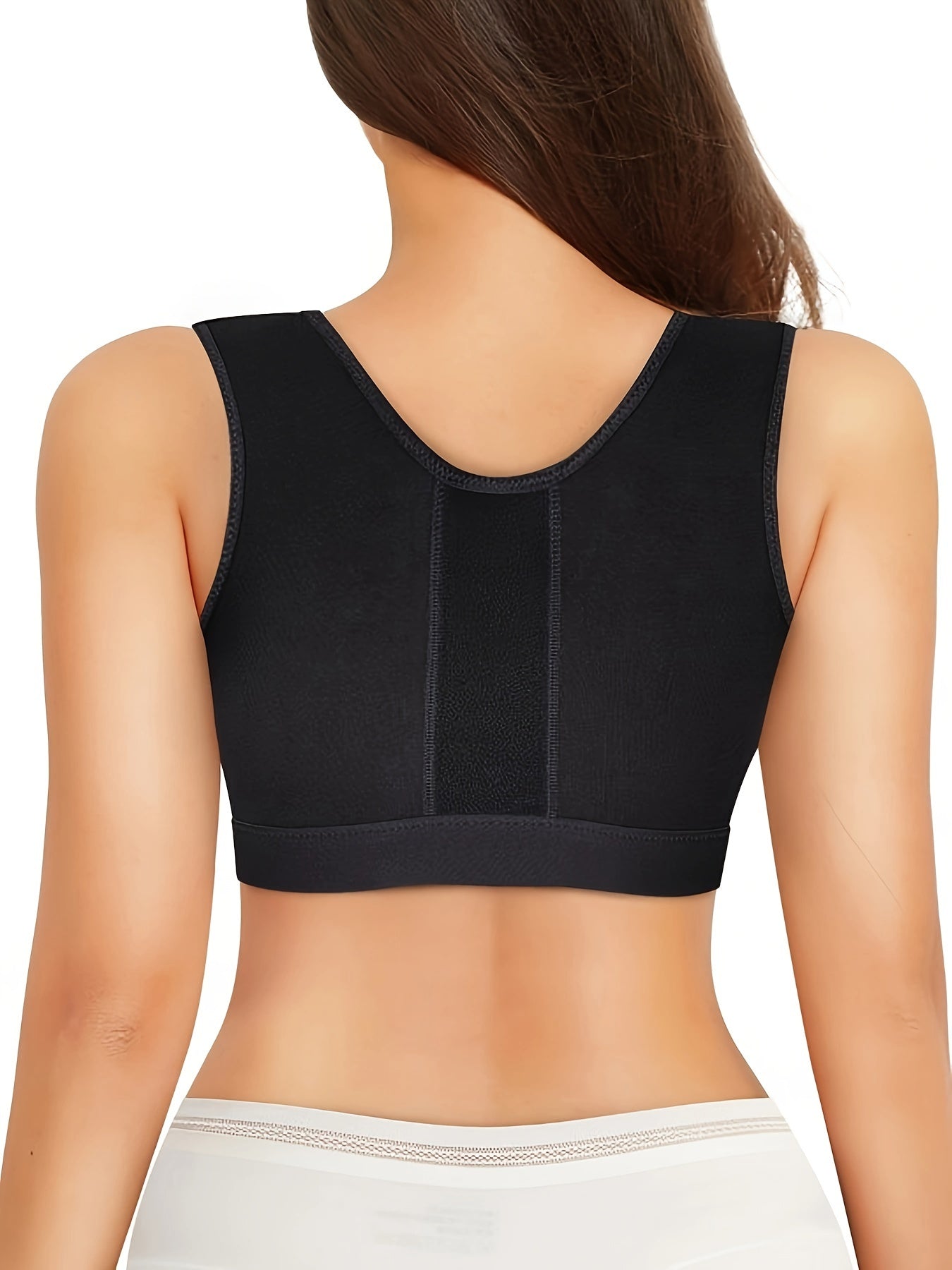 Front Buckle Bra - Comfy & Breathable Racer Back Sports Bra