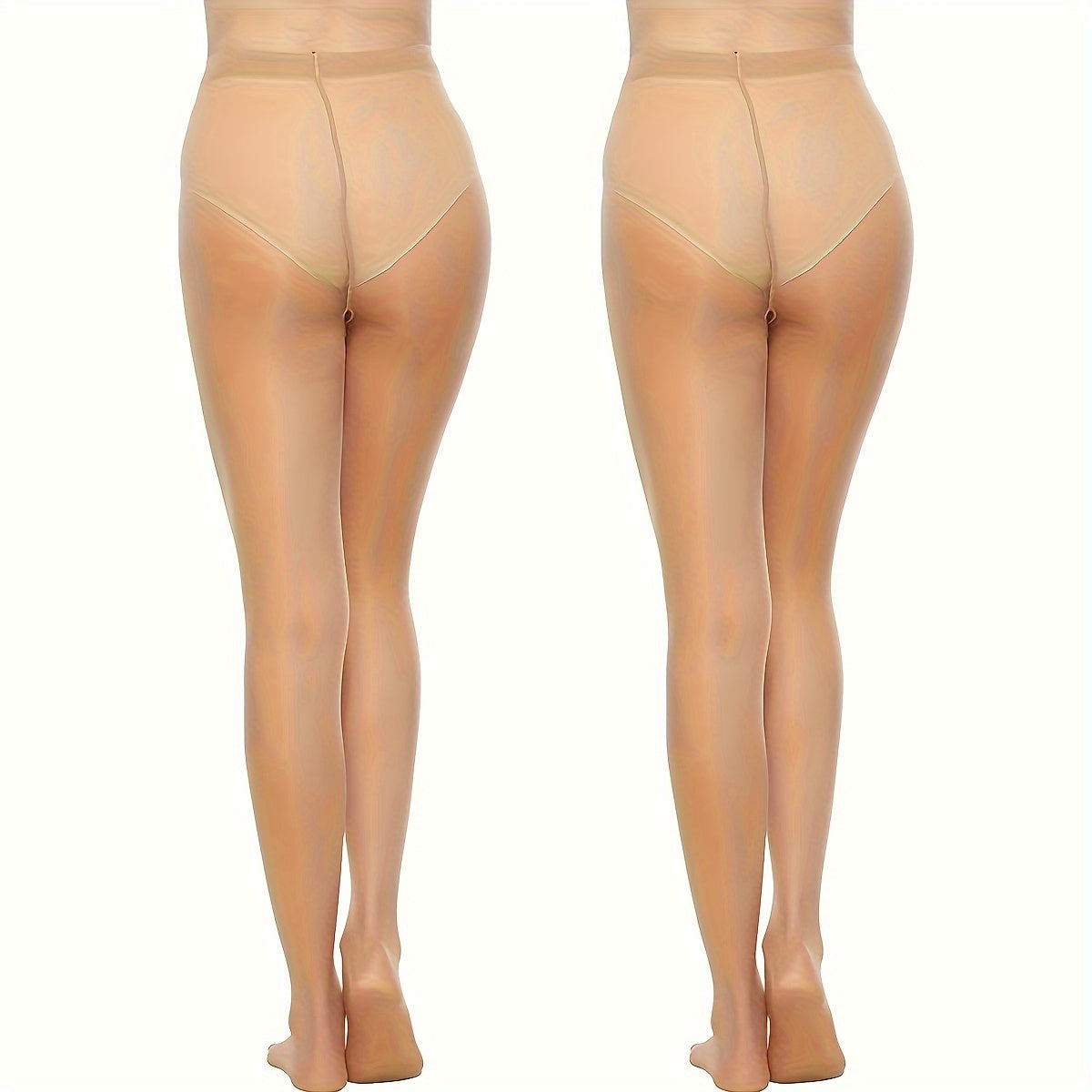 High Waist Sheer Tights, Slim & Comfortable, 6 Pairs