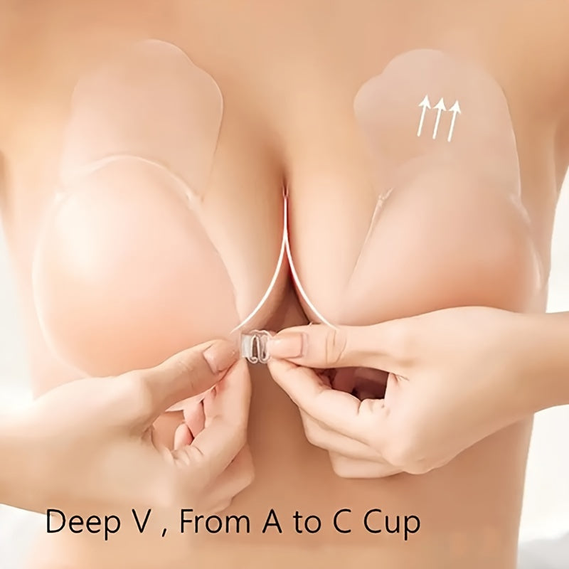 Lifting Silicone Nipple Covers, Invisible & Self-Adhesive