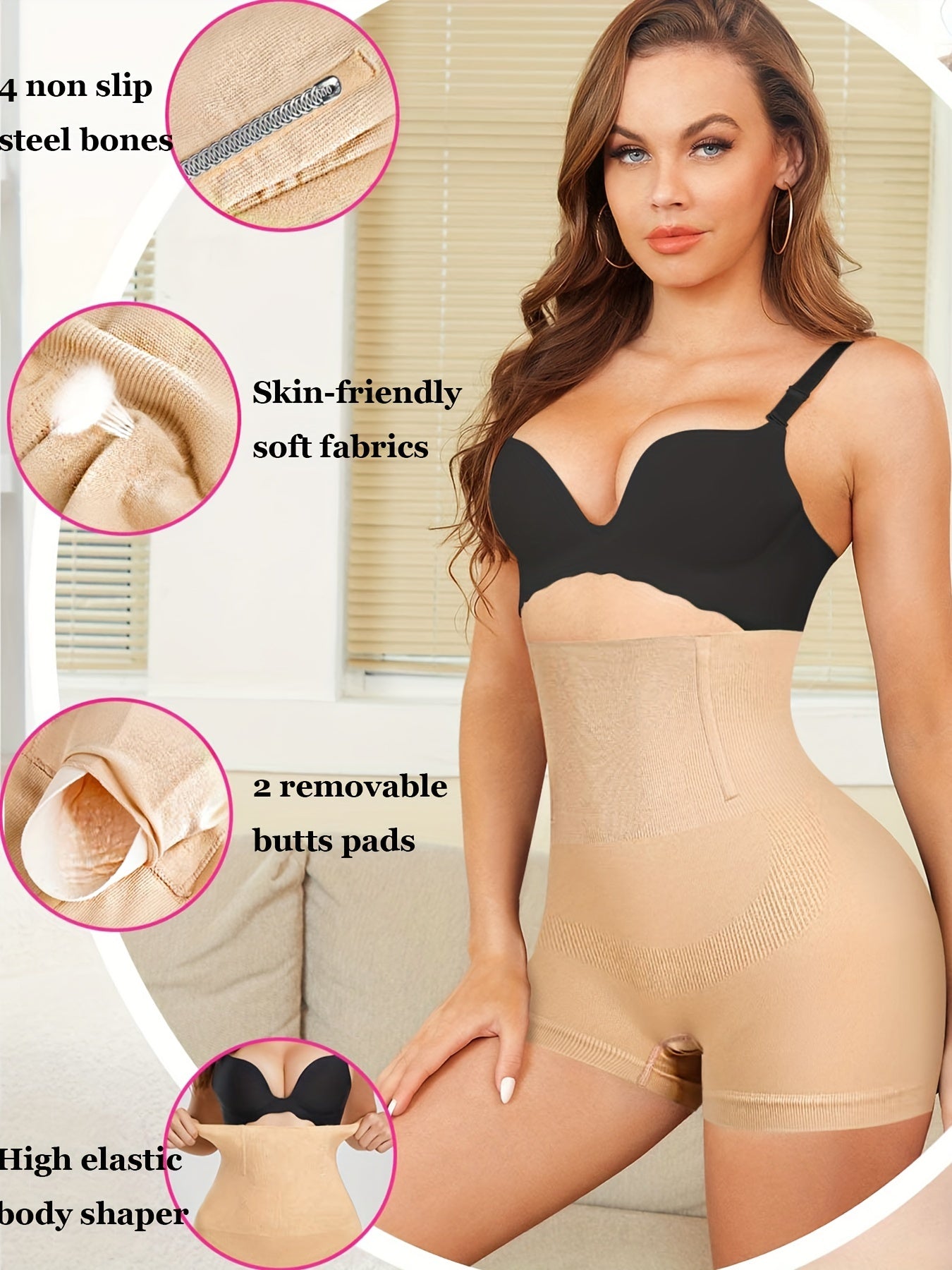 Comfy & Breathable Padded Butt Lifting Panties for Women