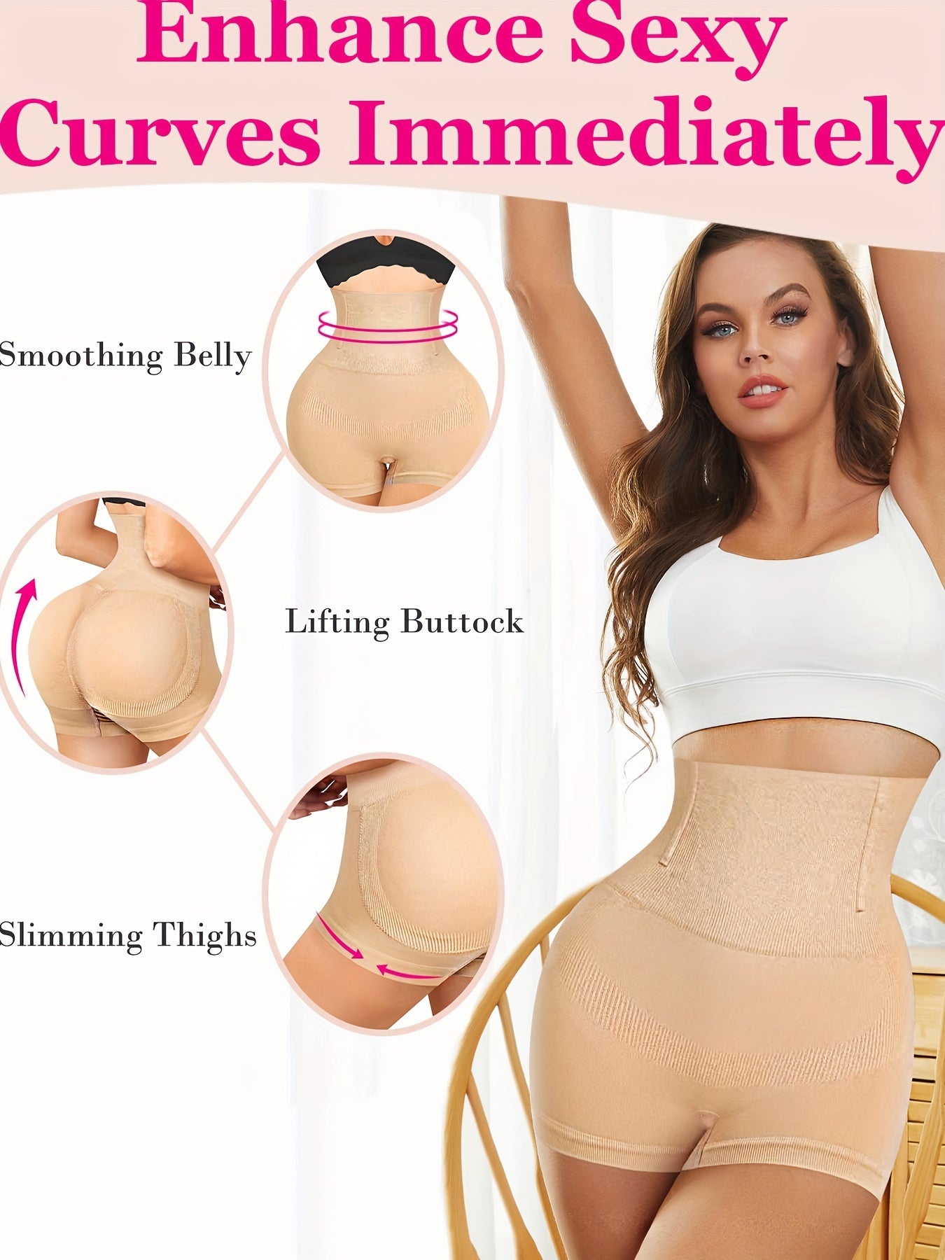 Comfy & Breathable Padded Butt Lifting Panties for Women