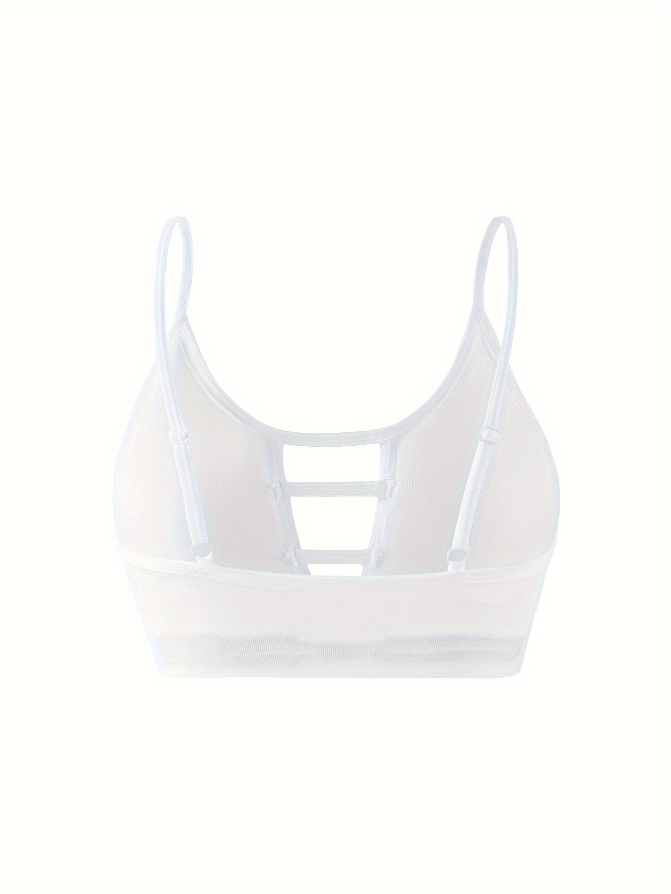 High-Support Seamless Sports Bra with Cut-Out Design