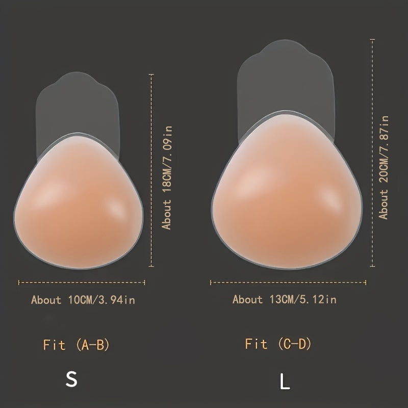 Lifting Silicone Nipple Covers, Invisible & Self-Adhesive