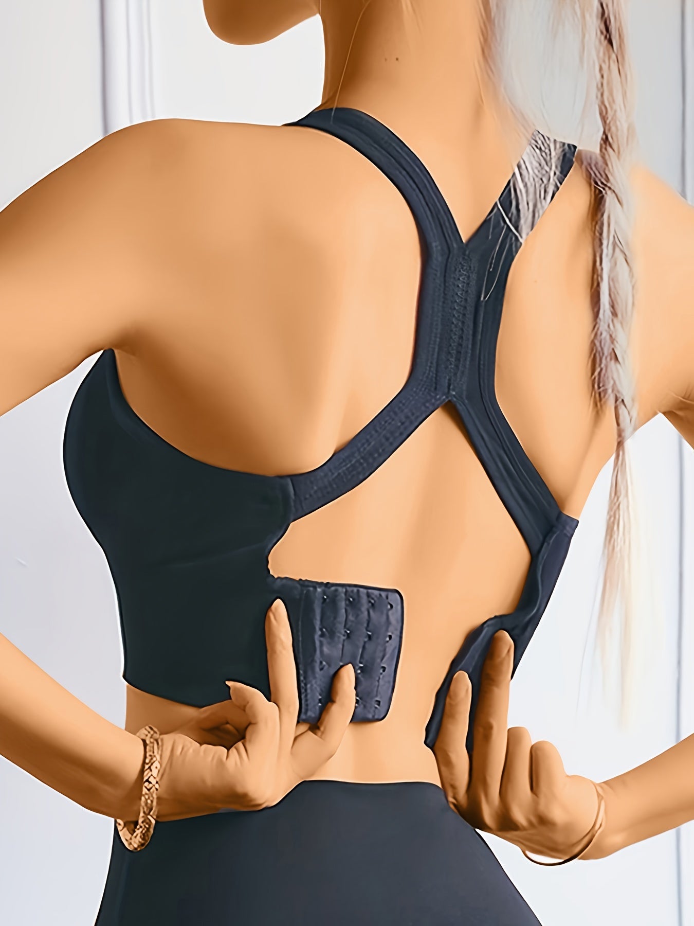 Wireless Sports Bra, Comfortable & Shockproof Push-Up Design