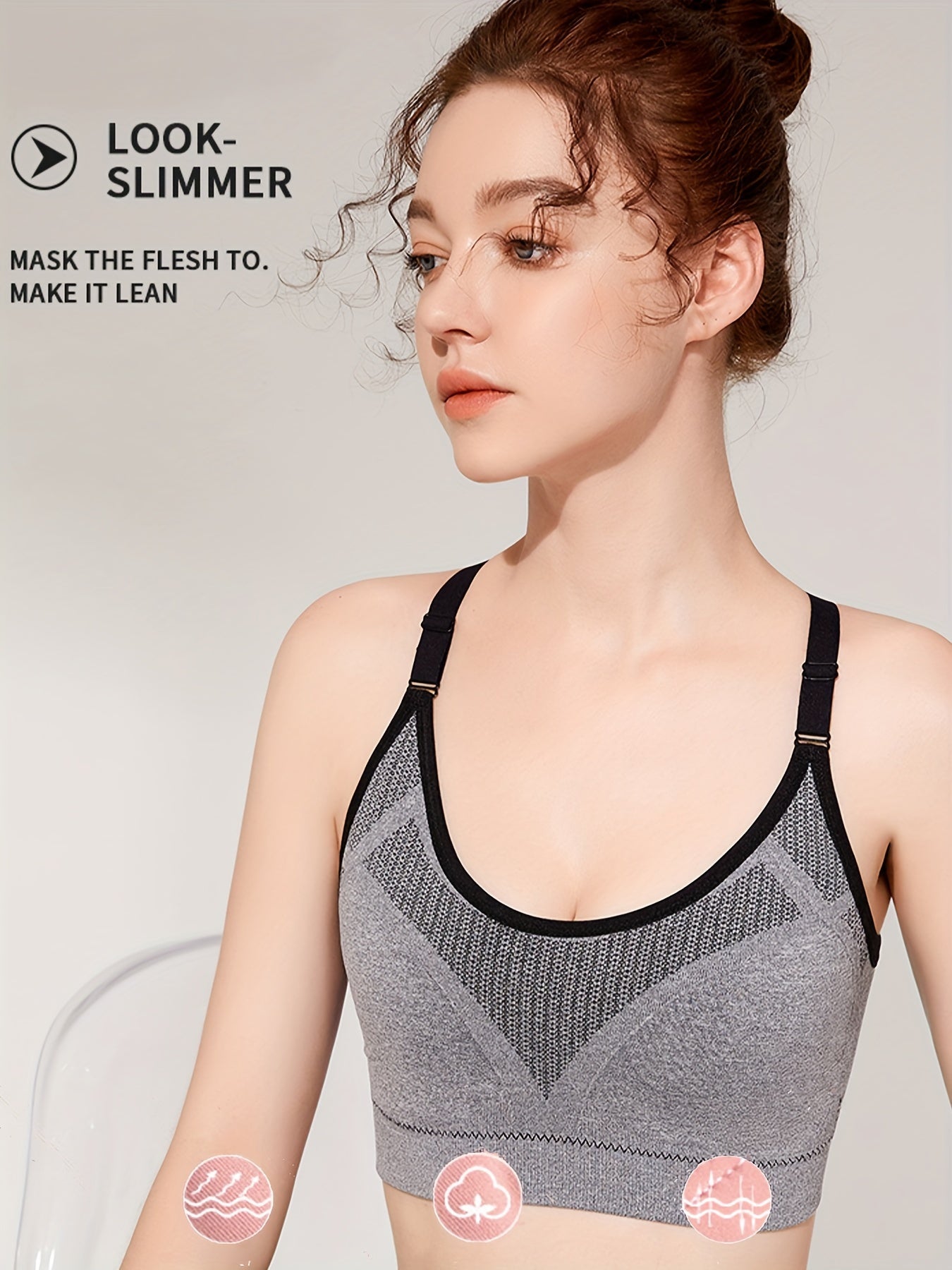 Wireless Sports Bra - Comfy & Breathable for Running