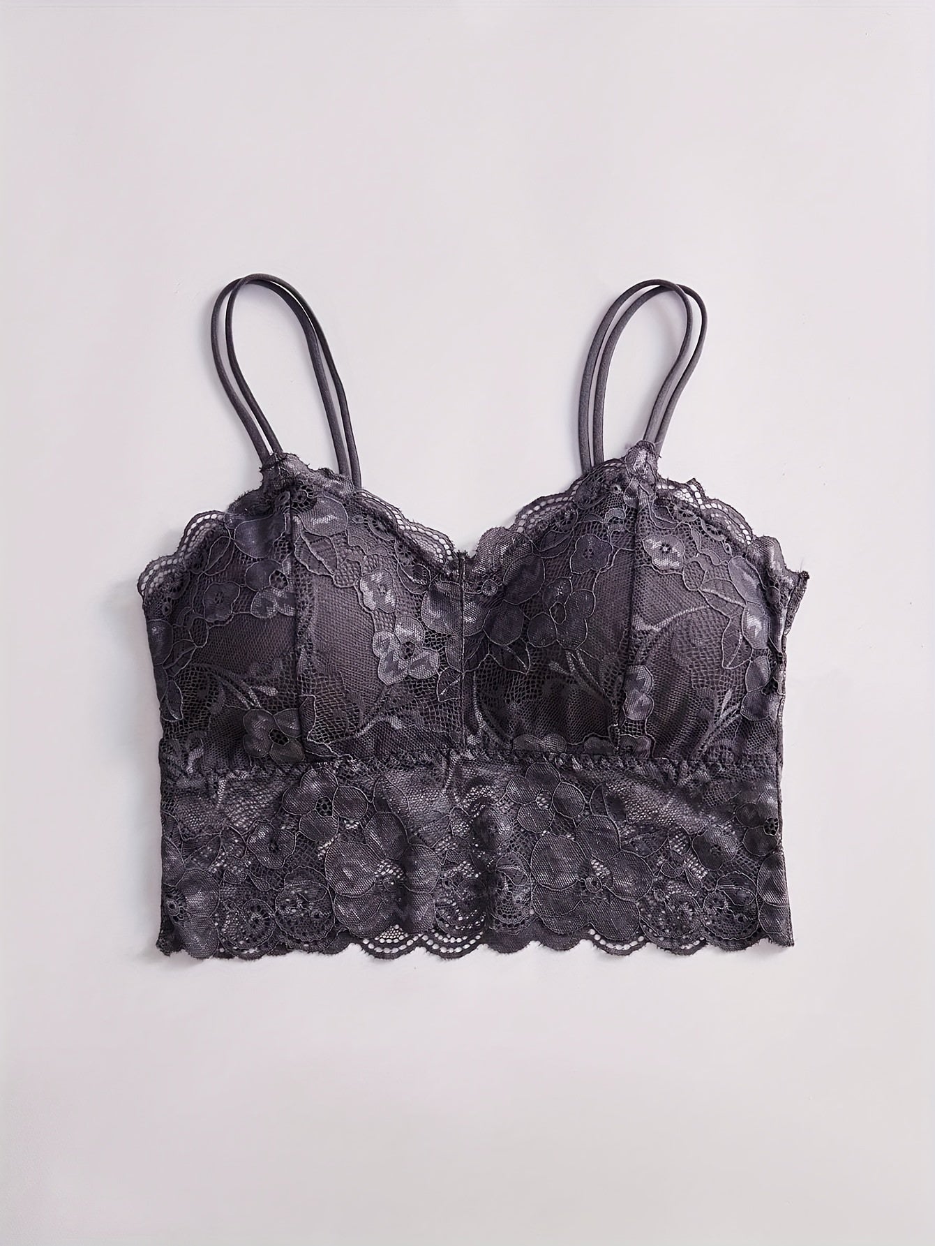 Women's Lace Cami Top with Double Straps - Sexy Design