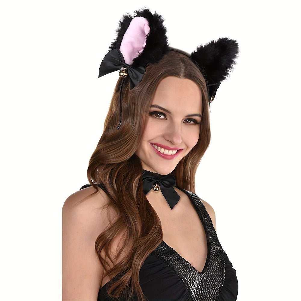 Women's Cat & Maid Cosplay Set for Parties & Halloween