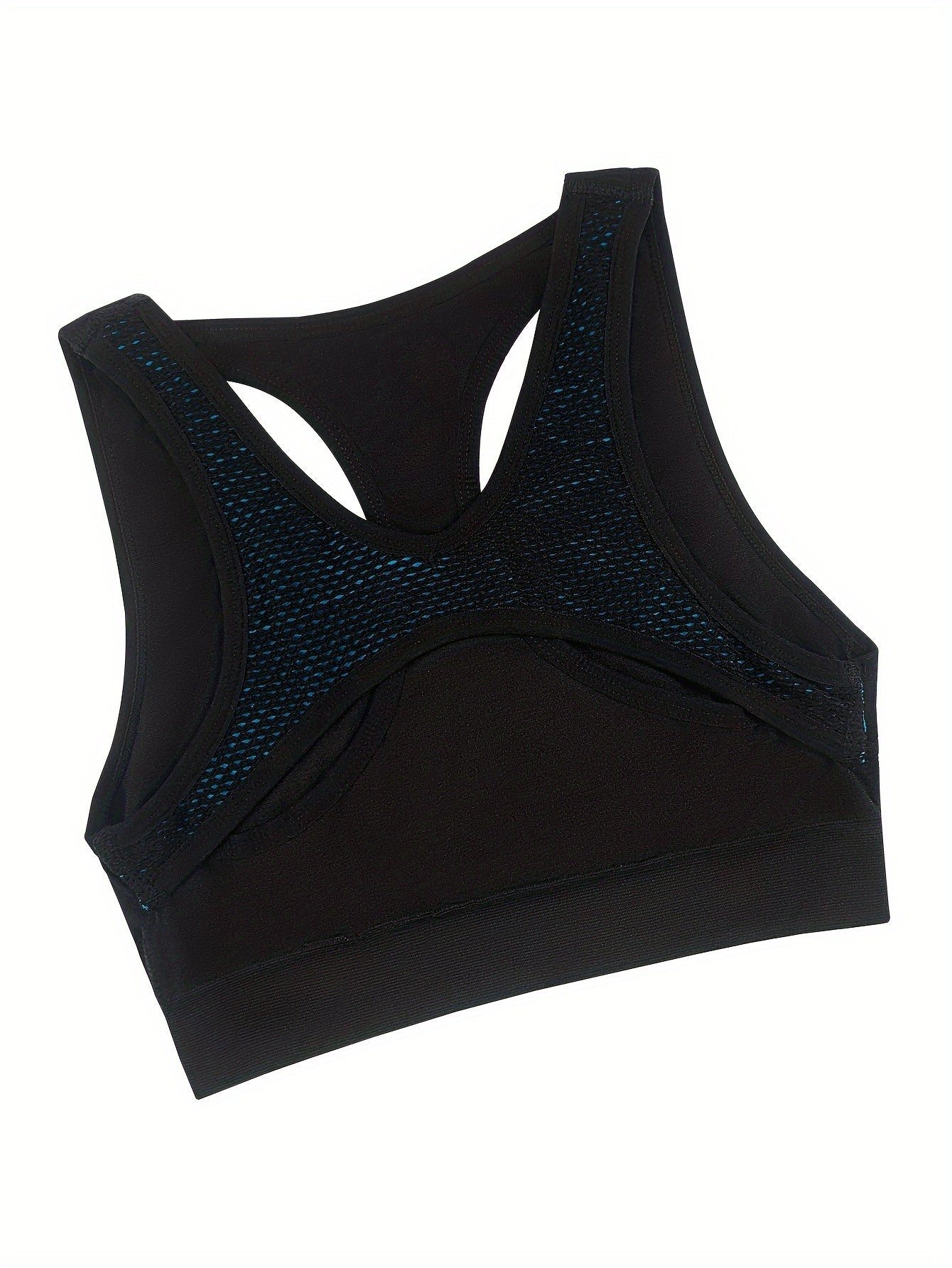 Wireless Racerback Sports Bra - Comfy & Shockproof Push-Up Design