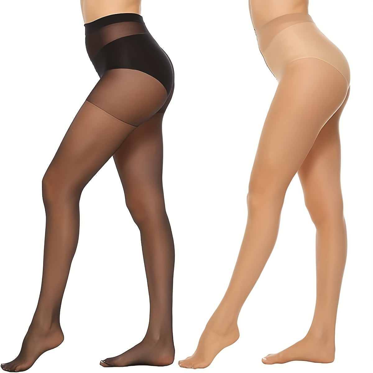 Women's High Waist Tights - 6 Pack