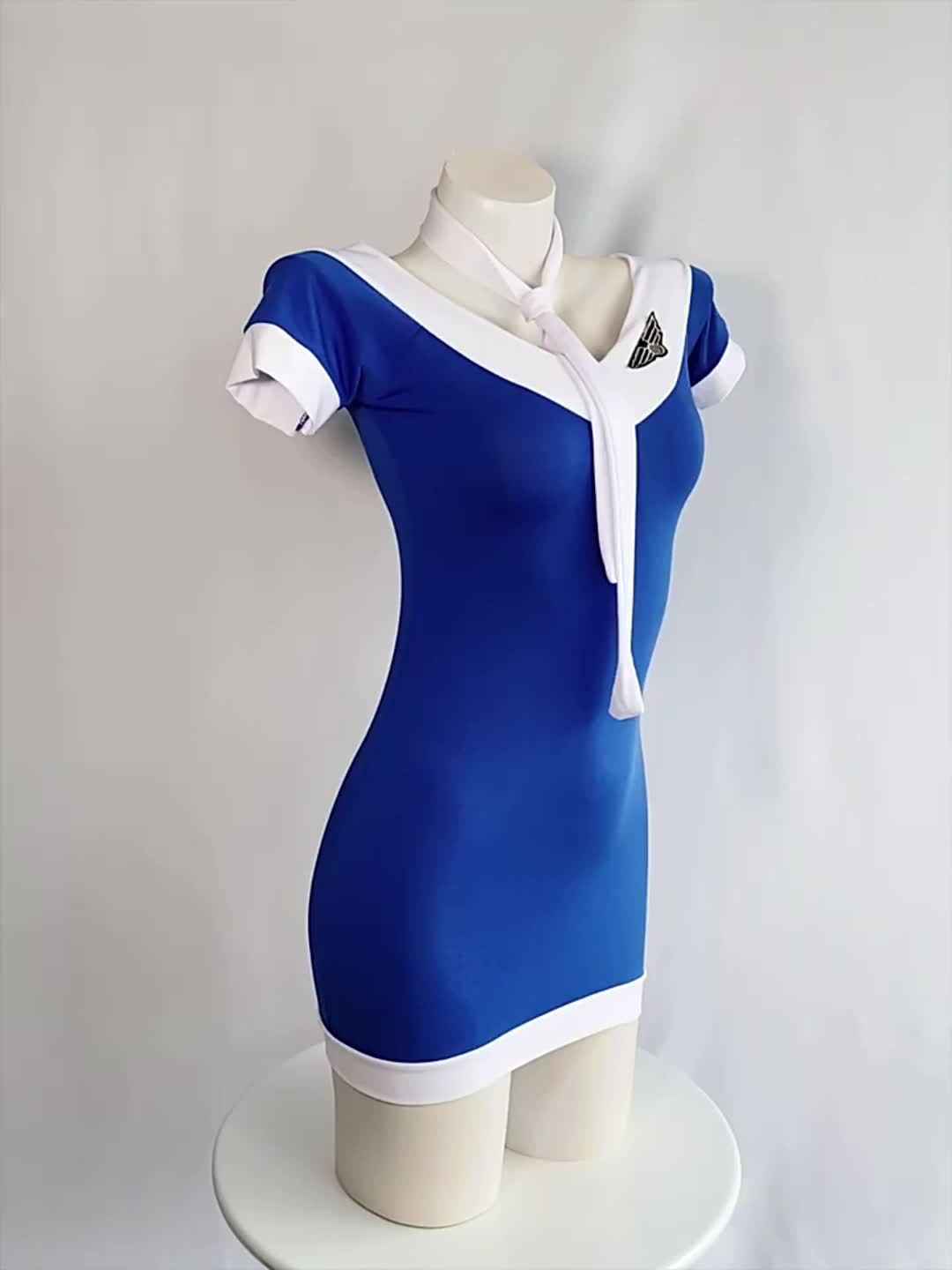 Sexy Short Sleeve Cosplay Costume for Women