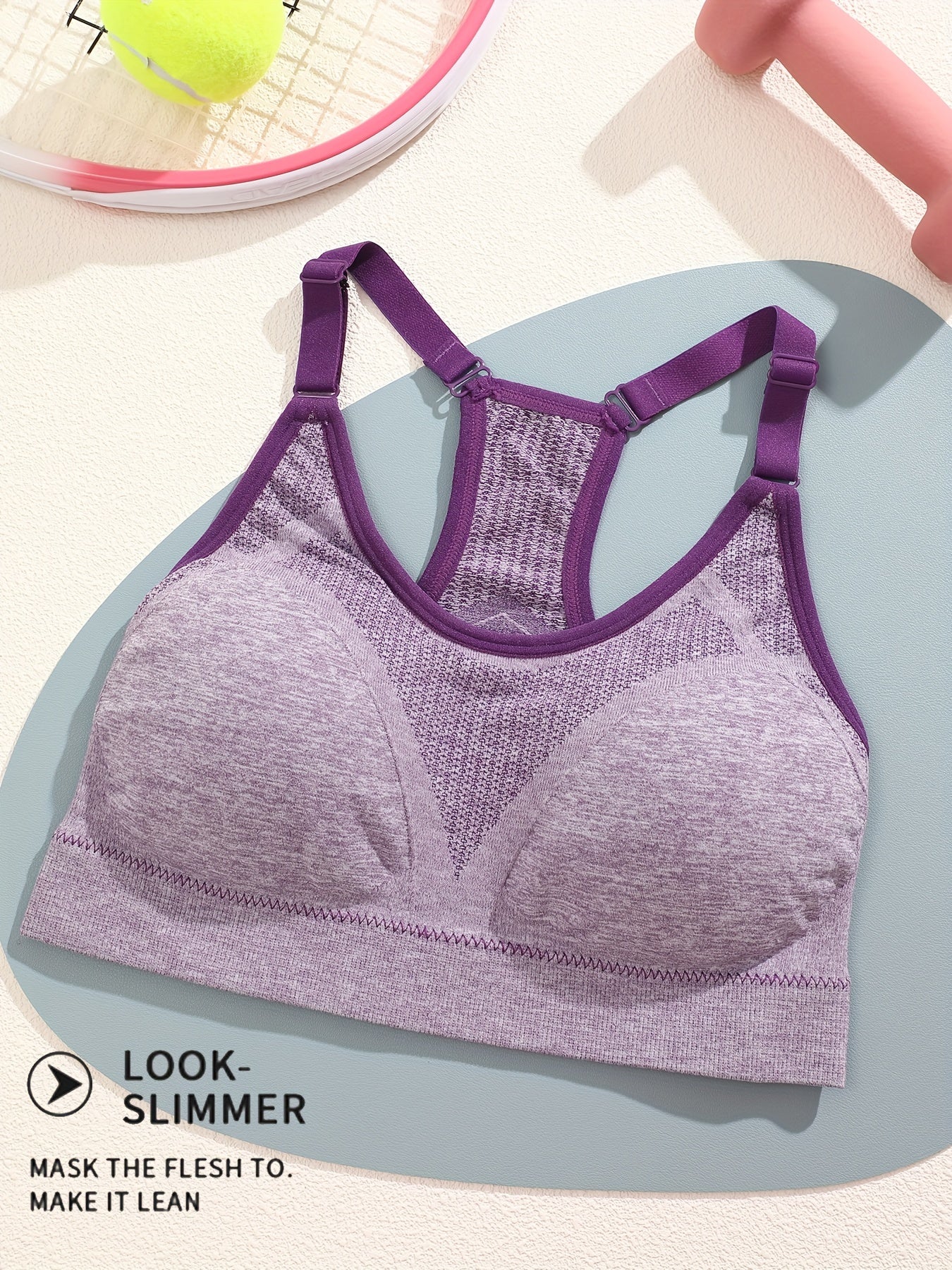 Wireless Sports Bra - Comfy & Breathable for Running